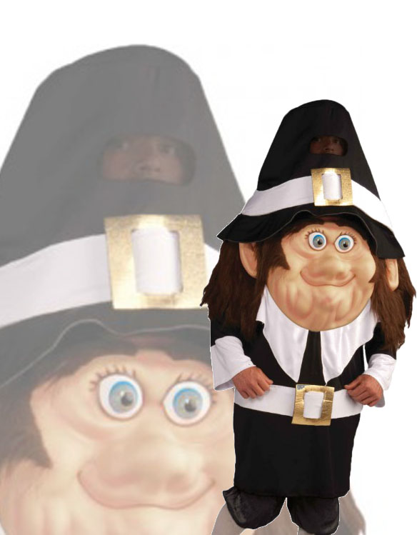 Pilgrim Costume Man Blank Meme Template