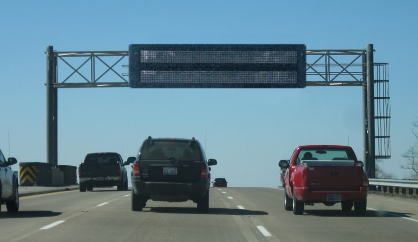 Interstate Message Board Blank Meme Template