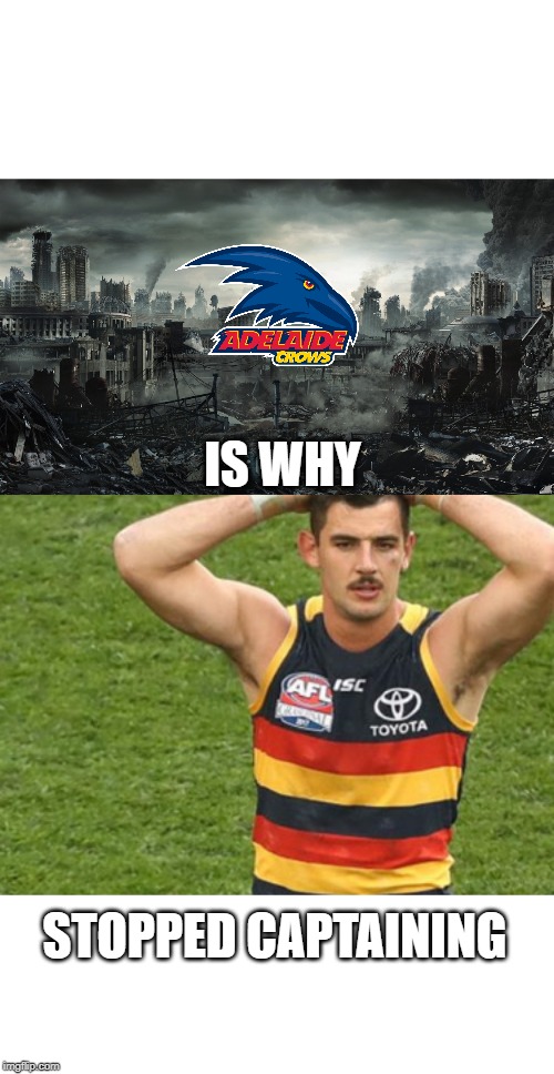 IS WHY; STOPPED CAPTAINING | image tagged in city destroyed | made w/ Imgflip meme maker