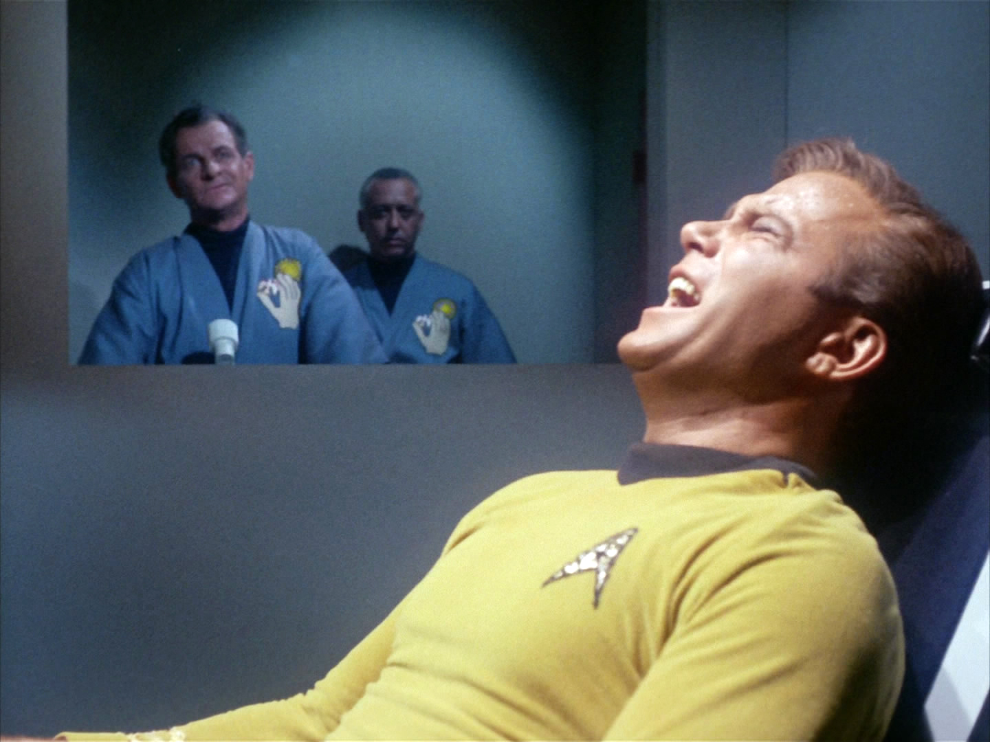 Captain Kirk Star Trek Agony Blank Meme Template