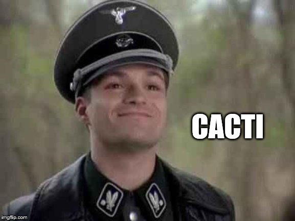 grammar nazi | CACTI | image tagged in grammar nazi | made w/ Imgflip meme maker