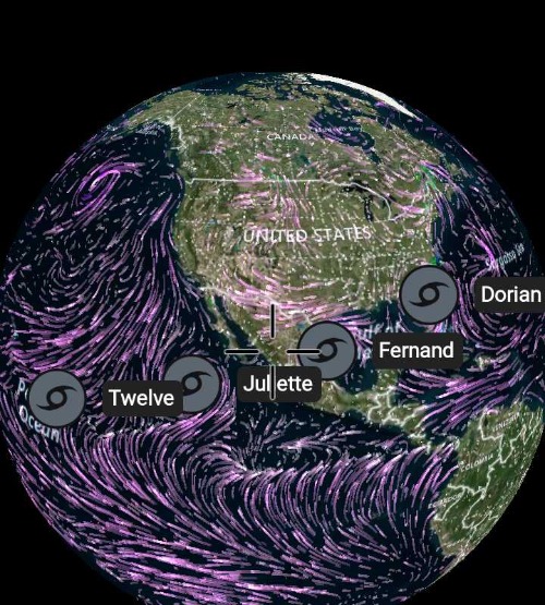 Storm Tracker Global Map: The southern coasts are in Deep Shit now! | image tagged in hurricane dorian,hurricane,hurricanes,tropical,deep shit,shitstorm | made w/ Imgflip meme maker