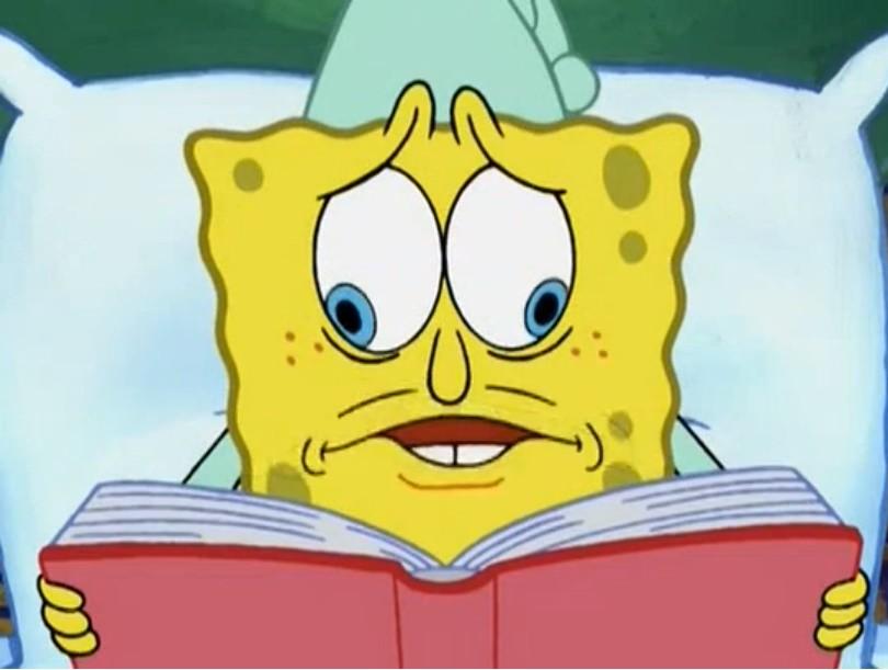 High Quality Spongebob Book Meme Blank Meme Template