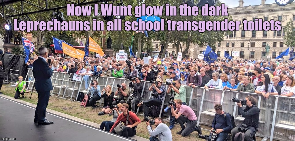  Now I Wunt glow in the dark Leprechauns in all school transgender toilets | image tagged in sadiq khan,parliament,qanon | made w/ Imgflip meme maker