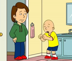 Caillou Crying Blank Meme Template