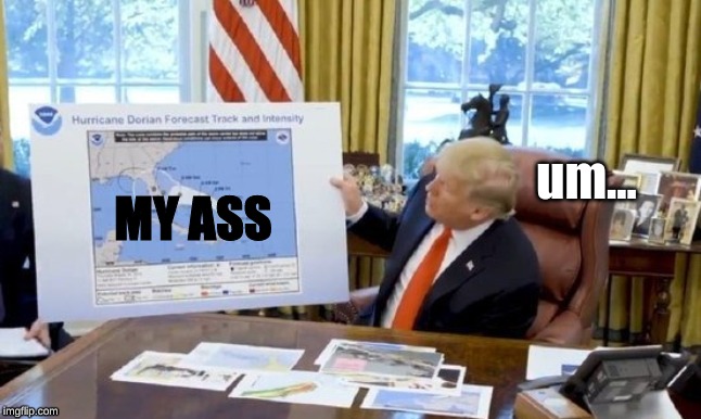 TRUMP'S ASS ON A MAP | um... MY ASS | image tagged in donald trump,humor | made w/ Imgflip meme maker