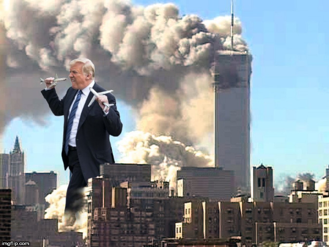image tagged in fist pump baby,trump,9-11,throwback thursday,new york,pennsylvania | made w/ Imgflip meme maker
