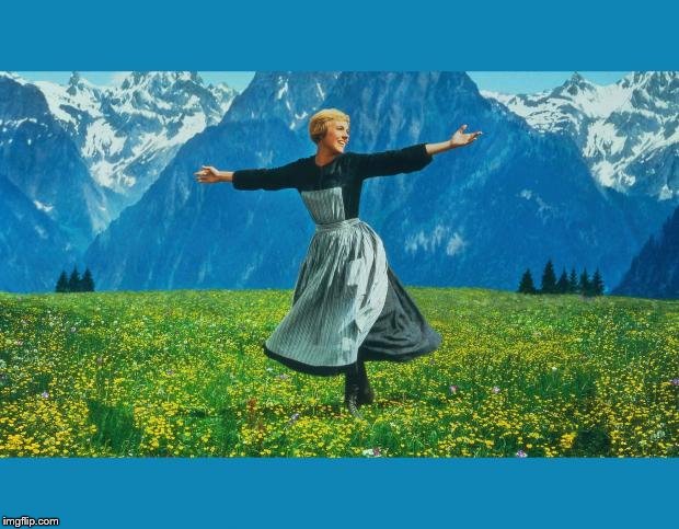 the sound of music happiness | image tagged in the sound of music happiness | made w/ Imgflip meme maker