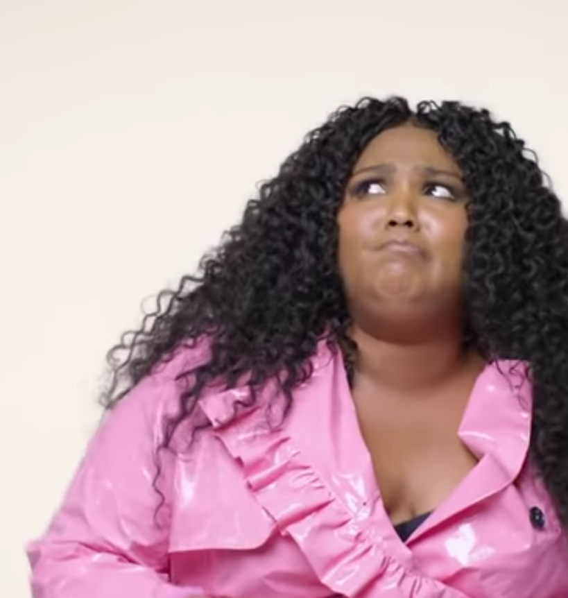 High Quality Lizzo Thoughts Blank Meme Template