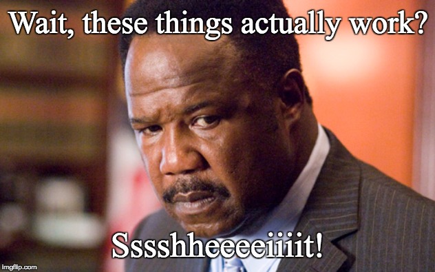 Clay Davis | Wait, these things actually work? Sssshheeeeiiiit! | image tagged in clay davis | made w/ Imgflip meme maker