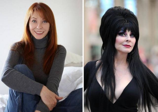 High Quality elvira on and off Blank Meme Template