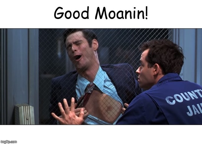 The Cable Guy Good Moanin | image tagged in the cable guy good moanin | made w/ Imgflip meme maker