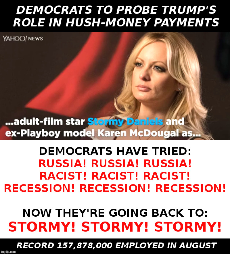 Democrats To Probe Trump Again (and again) | image tagged in trump,stormy daniels,michael cohen | made w/ Imgflip meme maker