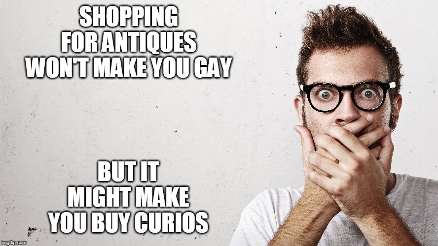 antiquing is how i know you are gay meme