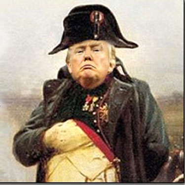 Trump Napoleon crazy insane nuts Blank Meme Template