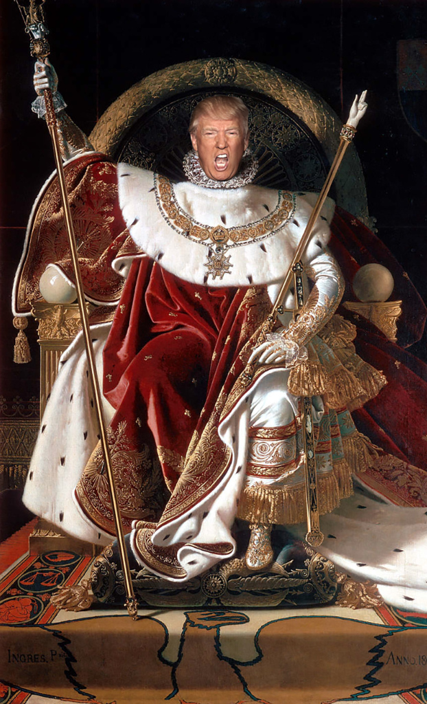 Mad Emperor Trump Nasty Napoleon Blank Meme Template