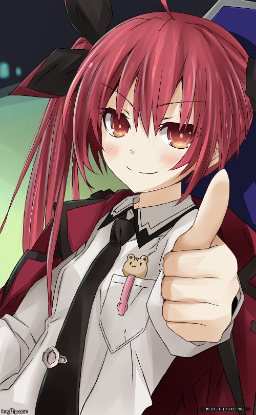 thumbs up anime girl | image tagged in thumbs up anime girl | made w/ Imgflip meme maker