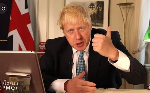 Boris thumbs Blank Meme Template