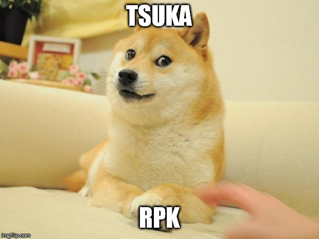 Doge 2 Meme | TSUKA; RPK | image tagged in memes,doge 2 | made w/ Imgflip meme maker