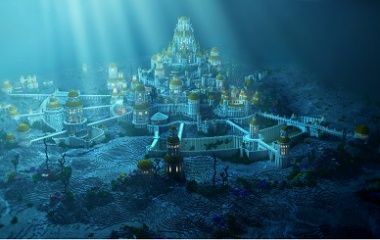 underwater city Blank Meme Template