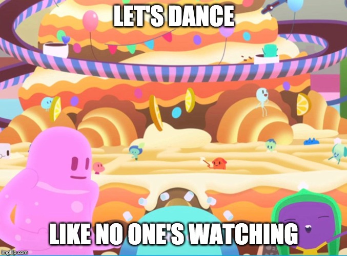 Gluko and Lennon dancing in front of Ho Cho Jo | LET'S DANCE; LIKE NO ONE'S WATCHING | image tagged in gluko and lennon dancing in front of ho cho jo | made w/ Imgflip meme maker