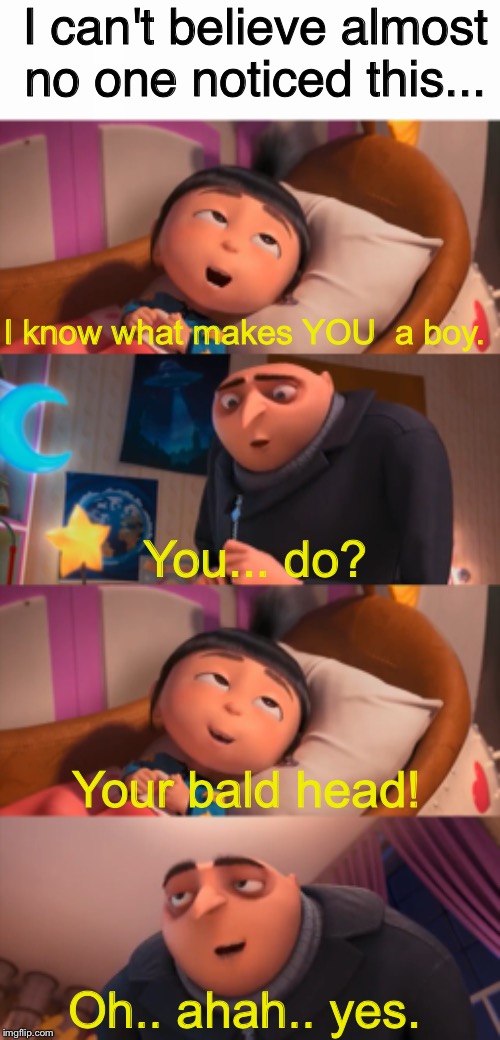 that moment when you turn into Gru thanks to a typo - Imgflip