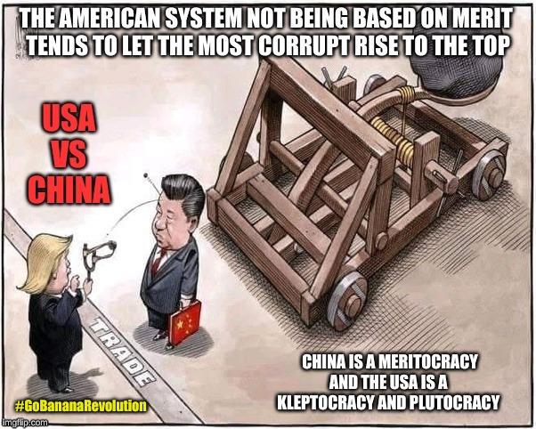 USA vs China | #GoBananaRevolution | image tagged in trump,china,usa | made w/ Imgflip meme maker