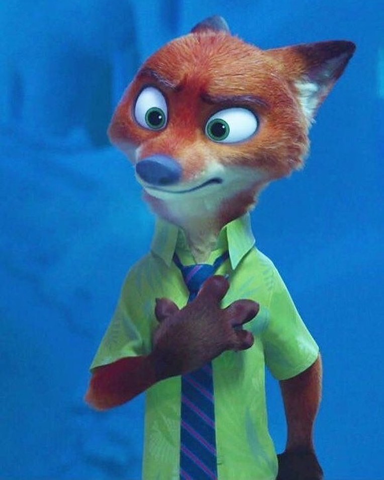 Nick Wilde what Blank Meme Template