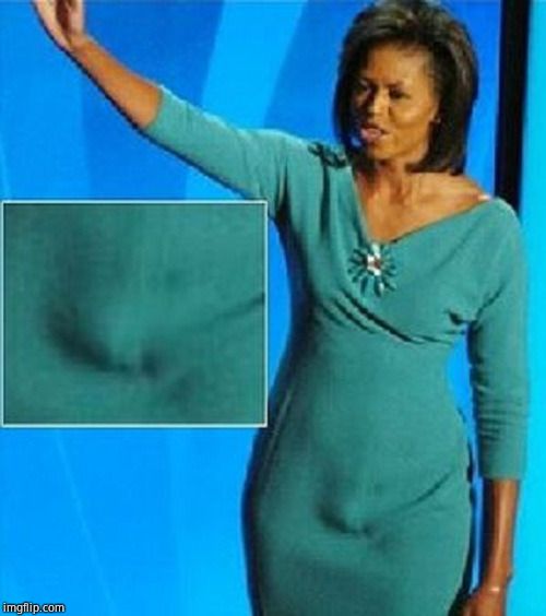 Michelle Obama Has a Penis | image tagged in michelle obama has a penis | made w/ Imgflip meme maker