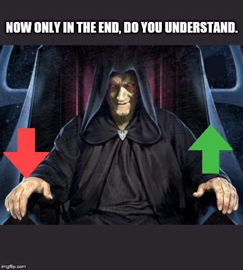 I believe we can discover the power only 1 has achieved. | NOW ONLY IN THE END, DO YOU UNDERSTAND. | image tagged in darkside,upvotes,downvote,star wars | made w/ Imgflip meme maker