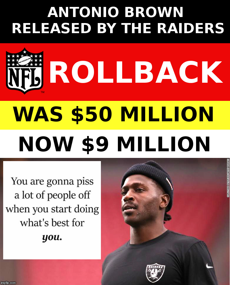 NFL Rollback: Antonio Brown | image tagged in antonio brown,nfl,walmart,nike | made w/ Imgflip meme maker