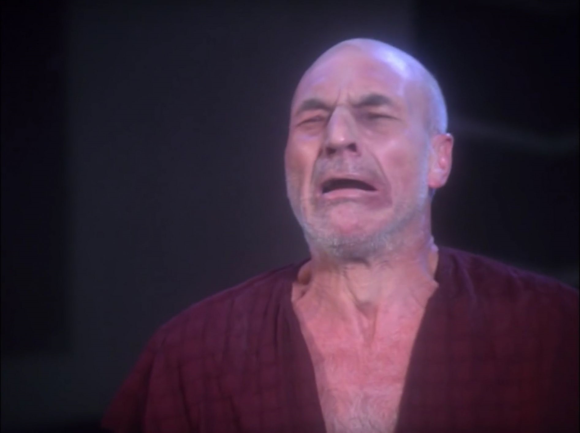 High Quality Picard Tortured Crying Blank Meme Template