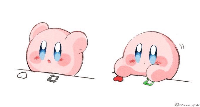 Kirby Likes Your Twitter Post Blank Meme Template