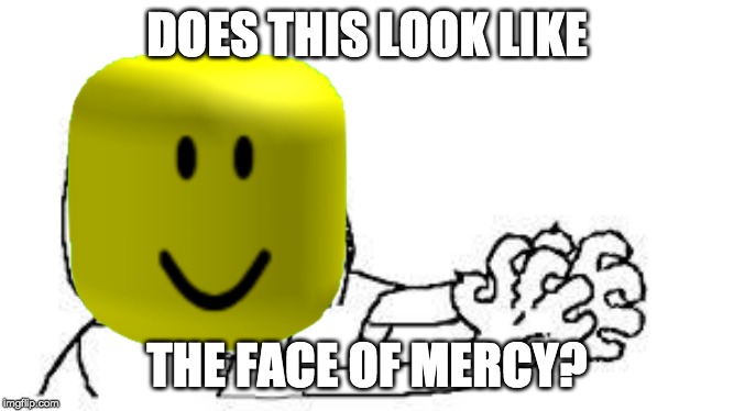 DOES THIS LOOK LIKE; THE FACE OF MERCY? | image tagged in oof | made w/ Imgflip meme maker