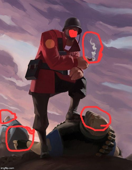 TF2 soldier poster crop | image tagged in tf2 soldier poster crop | made w/ Imgflip meme maker
