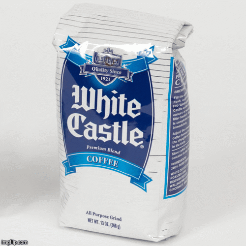 White Castle Coffee! | image tagged in gifs,coffee | made w/ Imgflip images-to-gif maker