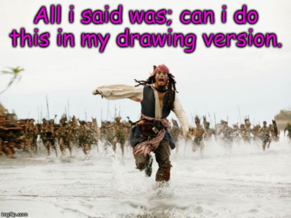 Jack Sparrow Being Chased Meme | All i said was; can i do this in my drawing version. | image tagged in memes,jack sparrow being chased | made w/ Imgflip meme maker