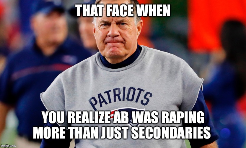 THAT FACE WHEN; YOU REALIZE AB WAS RAPING MORE THAN JUST SECONDARIES | made w/ Imgflip meme maker