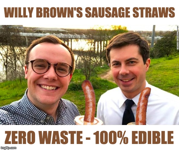 WILLY BROWN'S SAUSAGE STRAWS ZERO WASTE - 100% EDIBLE | made w/ Imgflip meme maker