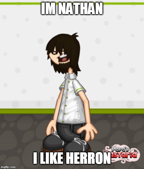 Lol | IM NATHAN; I LIKE HERRON | image tagged in lol so funny | made w/ Imgflip meme maker