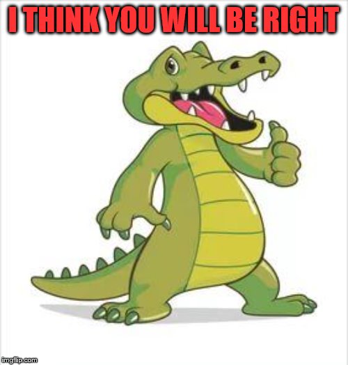thumbs | I THINK YOU WILL BE RIGHT | image tagged in thumbs | made w/ Imgflip meme maker
