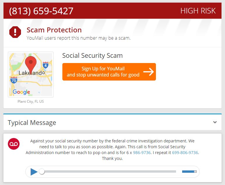 Social Security Phone Scam Blank Meme Template