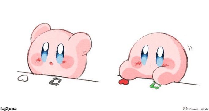 Kirby likes your twitter post | image tagged in kirby likes your twitter post | made w/ Imgflip meme maker