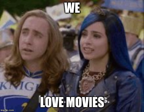 evie and doug | WE; LOVE MOVIES | image tagged in young love | made w/ Imgflip meme maker