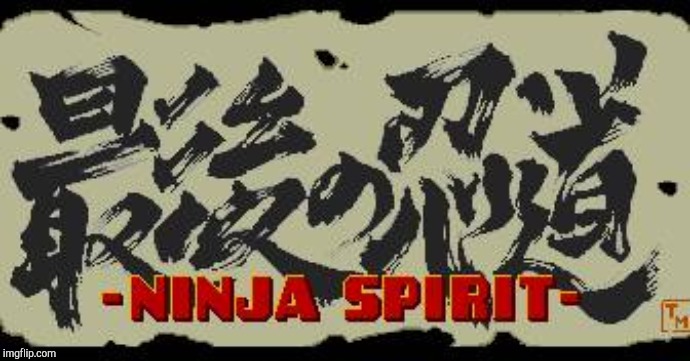 Ninja Spirit PC Engine | image tagged in ninja spirit pc engine | made w/ Imgflip meme maker