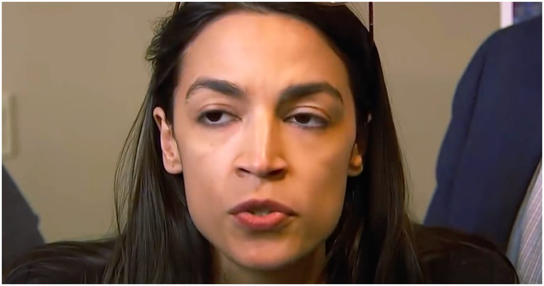 High Quality AOC stoned face Blank Meme Template