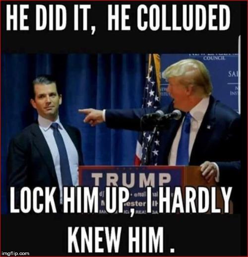 Trump Barely Knew Don Jr | image tagged in trump barely knew don jr | made w/ Imgflip meme maker