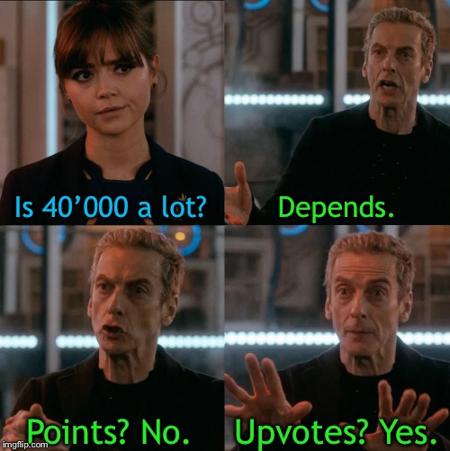 Please get me to 40’000 PoInTs PlZzZzZZZZZZ | Is 40’000 a lot? Depends. Upvotes? Yes. Points? No. | image tagged in is four a lot,memes,upvotes,points | made w/ Imgflip meme maker