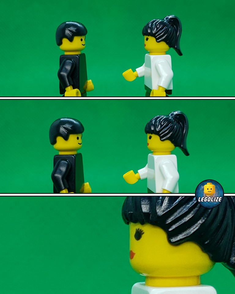 High Quality Lego girl discussion Blank Meme Template