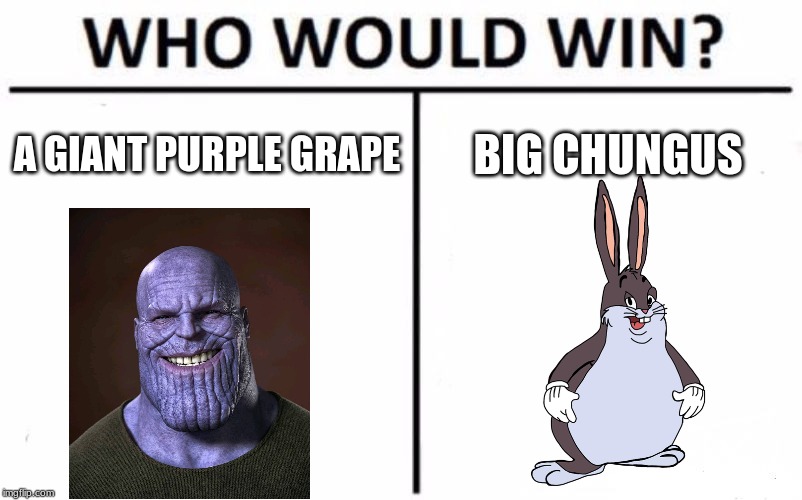 Get Thanos Vs Big Chungus Uno Reverse Card Pics